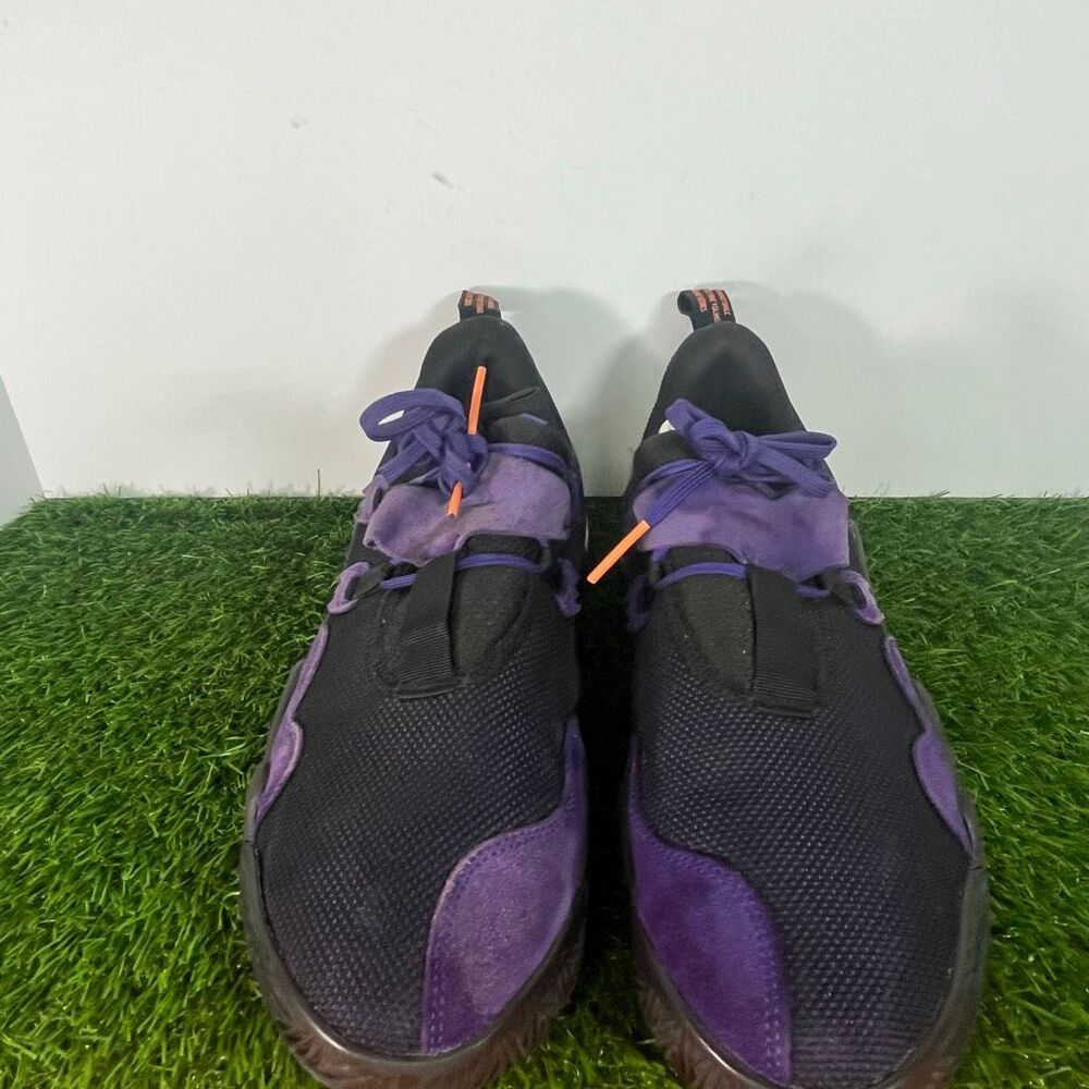 Adidas Men's Trae Young 1 ‘Black Team College Purple’ Sneakers Size 12 - Picture 4 of 9